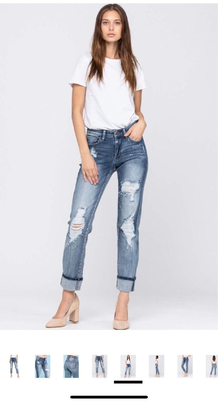 JUDY BLUES 26 Skinny Jeans Destroyed